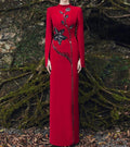Luxury Black Satin A-Line Evening Gown with Beaded Sweetheart Neckline