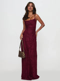 Soft pink beach-style floor-length dress
