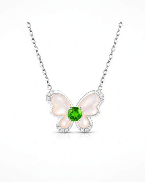 PT950 Platinum Diopside Necklace – Style S-DAA33626