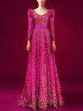 Matte Black Off-Shoulder A-Line Evening Gown with Beaded Bodice