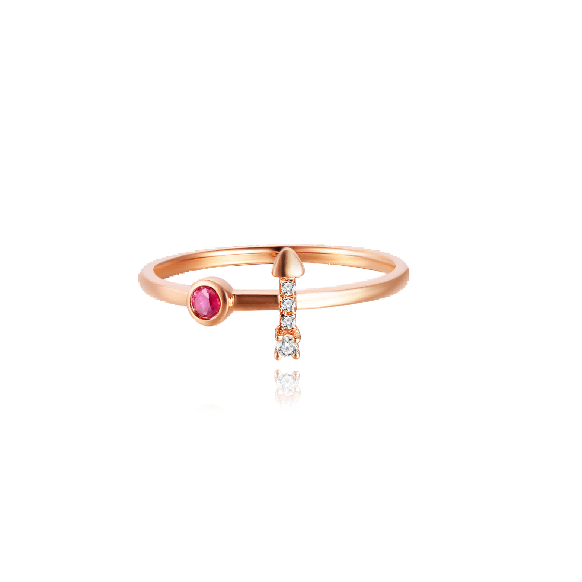 18K Rose Gold "Love of a Lifetime" Women's Ring