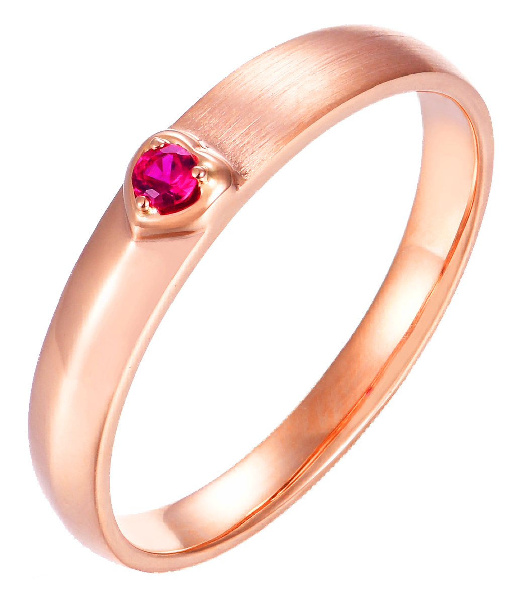 18K Rose Gold Couple's Rings (Love Token)