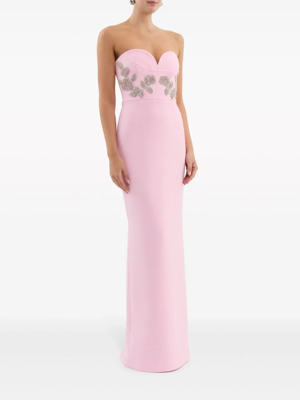 Blush Strapless Sweetheart Gown