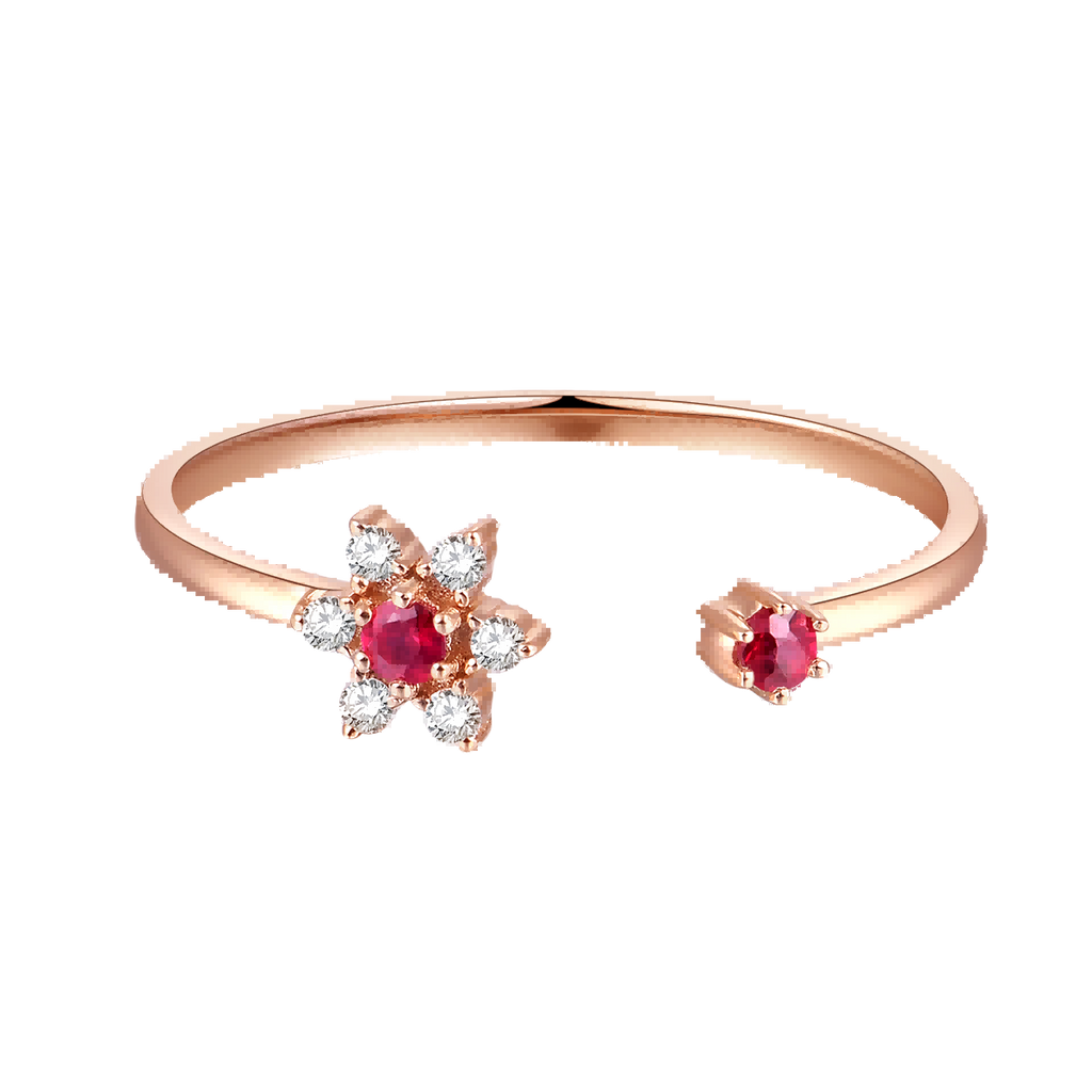 Love a little more: A ring for women that makes your heart flutter.