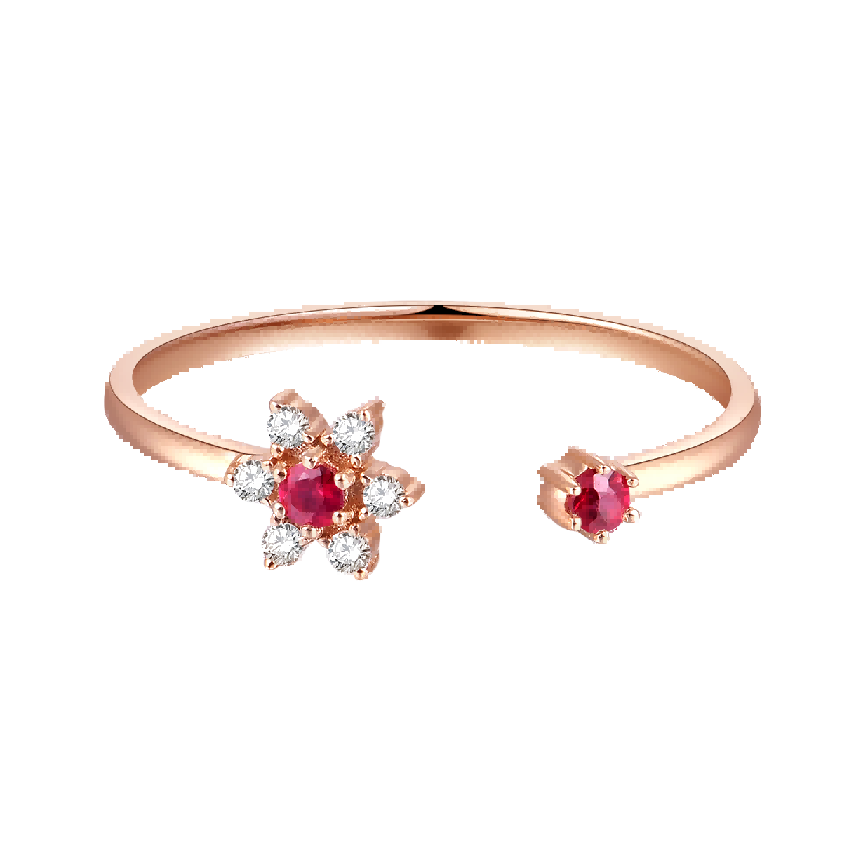 Love a little more: A ring for women that makes your heart flutter.