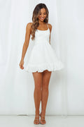 CloudSoft White Relaxed-Fit Versatile Summer Dress