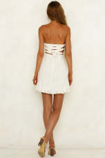 Worth Watching: Little white dress with a lace back